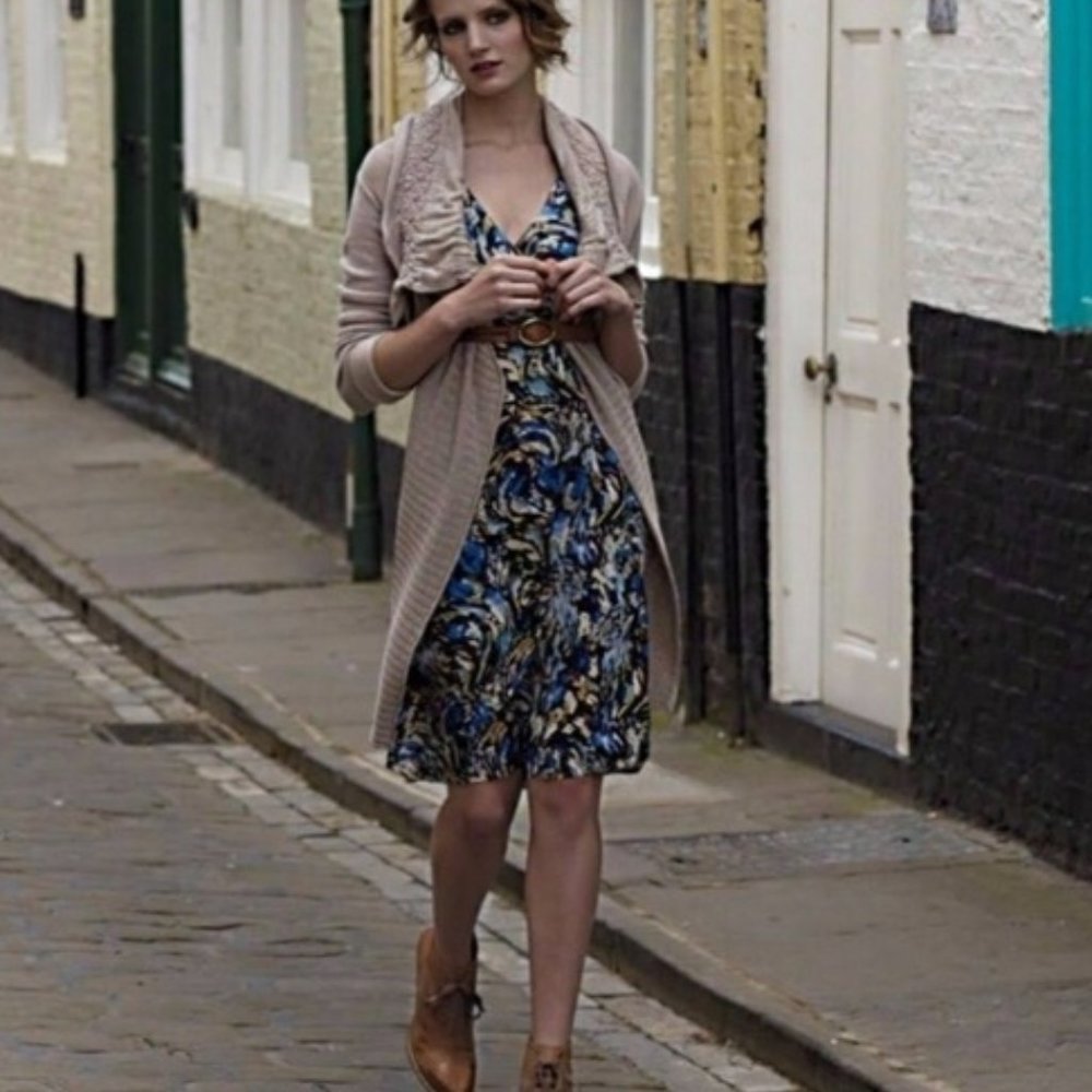 Moulinette Soeurs Oak Apple Silk Dress - Picture 1 of 12